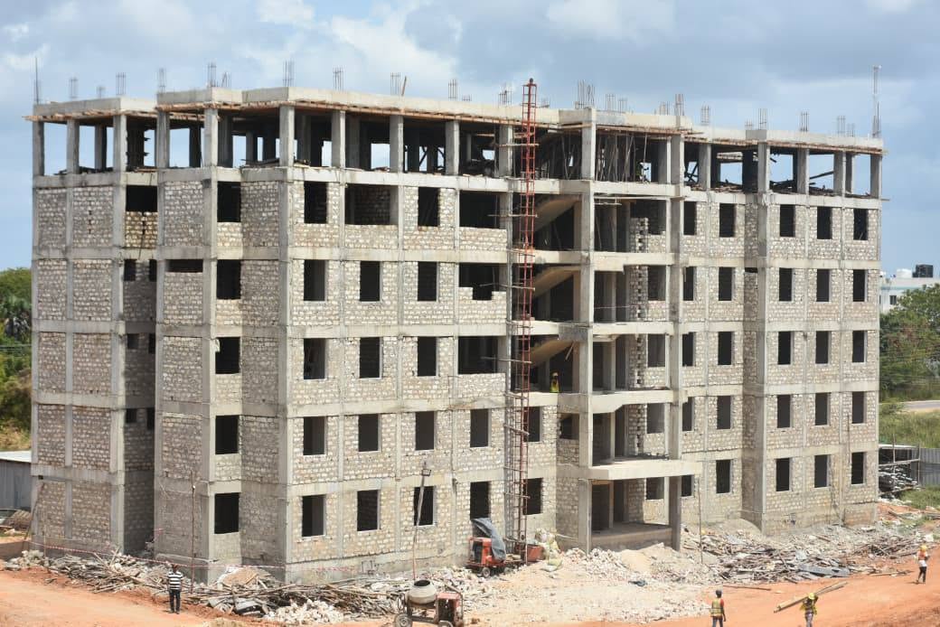 Affordable housing development on the Lamu mainland